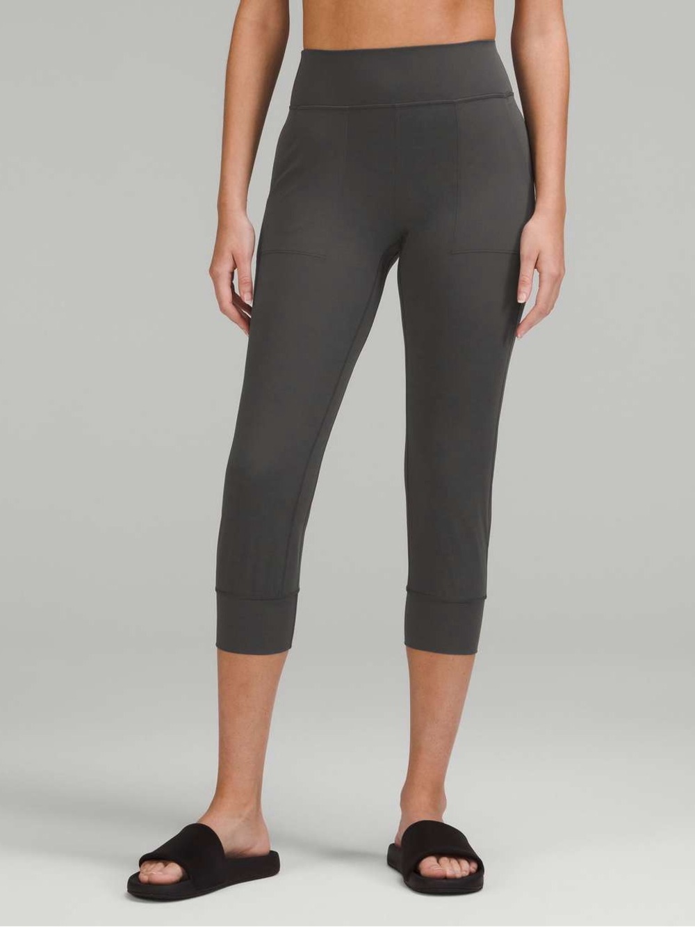 Lululemon Align High-Rise Cropped Jogger - Graphite Grey SZ 6